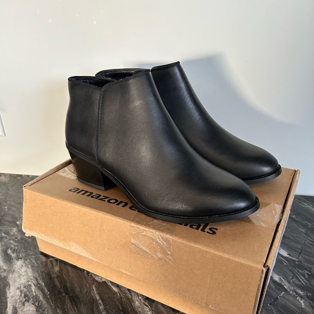 Amazon Essential Microsuede Ankle Boot